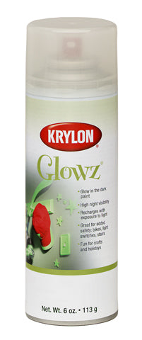 Krylon Glowz Glow-In-The-Dark Spray Paint Green 6oz – Nevada Fine Arts